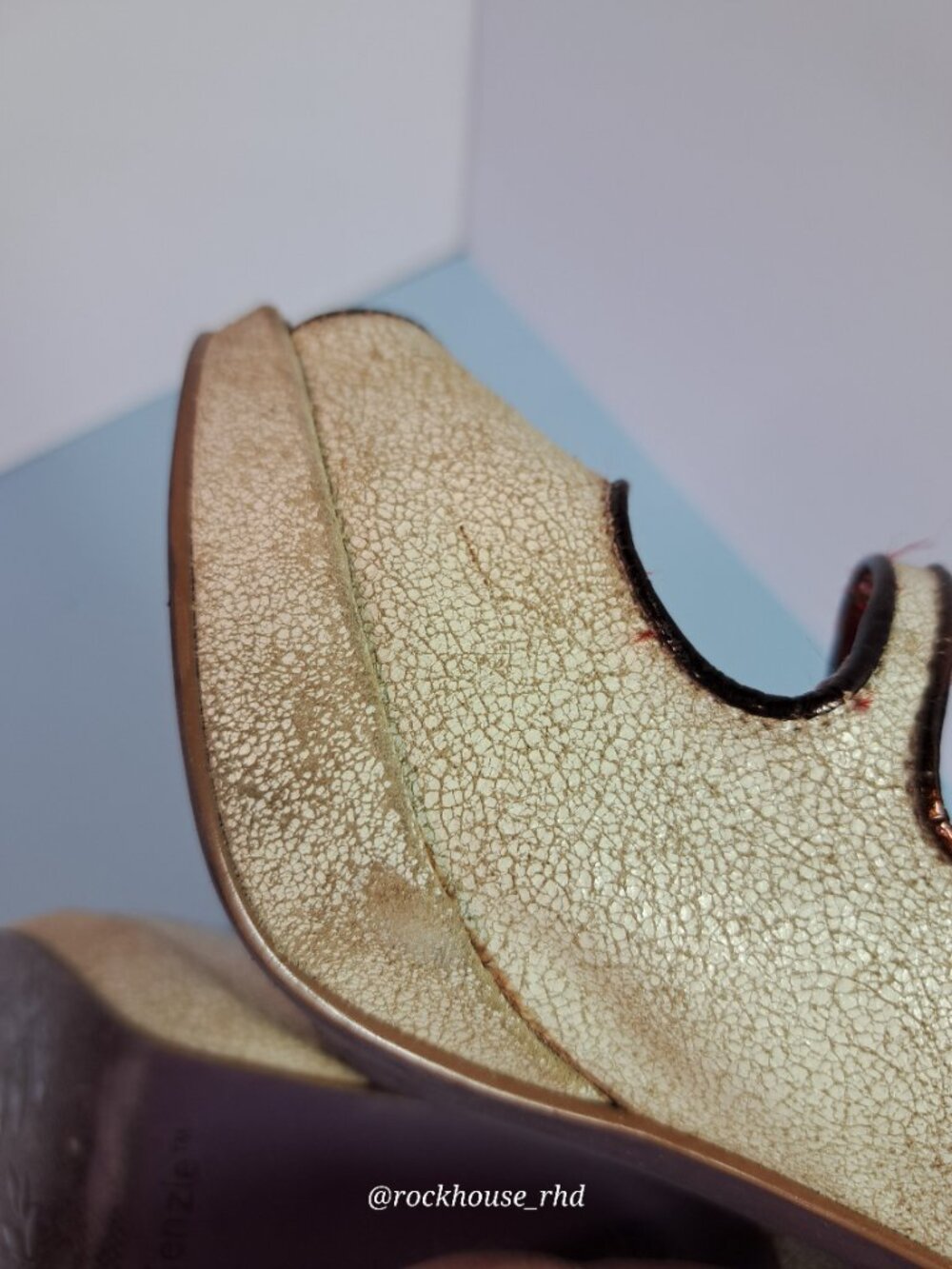 Kenzie CrazyCat Pinup Heels in Bone 6.5 - Picture 13 of 16